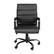 Alt View 11. Alamont Home - Whitney Mid-Back Modern Leather/Faux Leather Executive Swivel Office Chair - Black LeatherSoft/Black Frame.