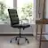 Alt View 12. Alamont Home - Whitney Mid-Back Modern Leather/Faux Leather Executive Swivel Office Chair - Black LeatherSoft/Black Frame.