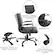 Alt View 40. Alamont Home - Whitney Mid-Back Modern Leather/Faux Leather Executive Swivel Office Chair - Black LeatherSoft/Black Frame.