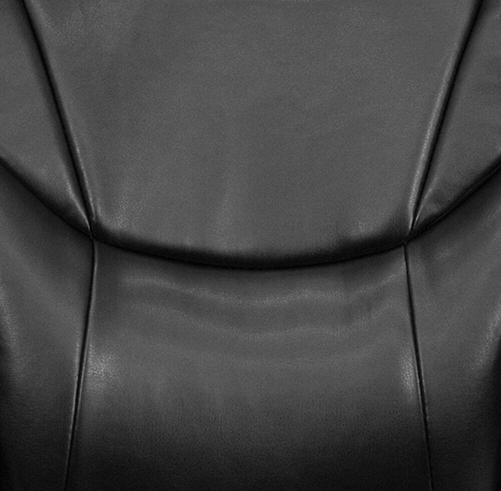 Alt View 18. Alamont Home - Greer Contemporary Leather/Faux Leather Executive Swivel Office Chair - Black.