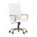 Front. Alamont Home - Whitney High Back Modern Leather/Faux Leather Executive Swivel Office Chair - White LeatherSoft/Gold Frame.
