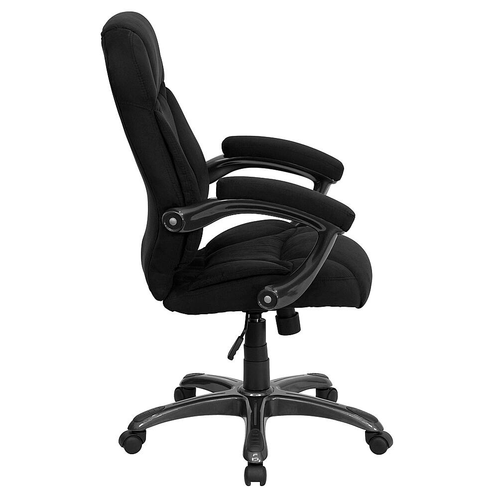 Alt View 16. Alamont Home - Jessie Contemporary Fabric Swivel Office Chair - Black Microfiber.