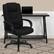 Alt View 12. Alamont Home - Jessica Contemporary Fabric Executive Swivel Office Chair - Black Fabric.