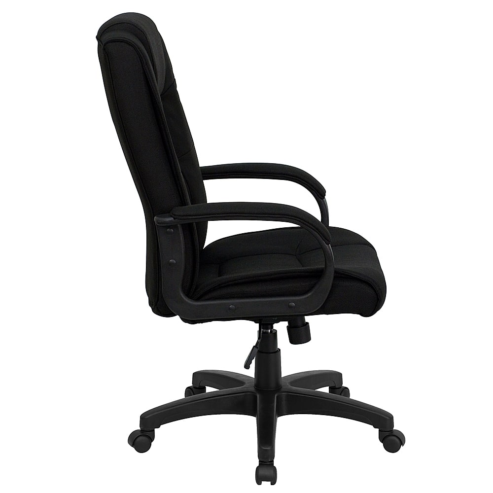 Best Buy Flash Furniture Jessica Contemporary Fabric Executive Swivel Office Chair Black Fabric