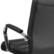 Alt View 24. Alamont Home - Whitney Mid-Back Modern Leather/Faux Leather Executive Swivel Office Chair - Black LeatherSoft/Chrome Frame.
