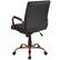 Alt View 20. Alamont Home - Whitney Mid-Back Modern Leather/Faux Leather Executive Swivel Office Chair - Black LeatherSoft/Rose Gold Frame.