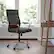 Alt View 12. Alamont Home - Whitney High Back Modern Leather/Faux Leather Executive Swivel Office Chair - Black LeatherSoft/Rose Gold Frame.
