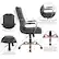 Alt View 40. Alamont Home - Whitney High Back Modern Leather/Faux Leather Executive Swivel Office Chair - Black LeatherSoft/Rose Gold Frame.