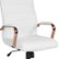 Alt View Zoom 17. Flash Furniture - Whitney High Back Modern Leather/Faux Leather Executive Swivel Office Chair - White LeatherSoft/Rose Gold Frame.