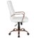 Alt View Zoom 18. Flash Furniture - Whitney High Back Modern Leather/Faux Leather Executive Swivel Office Chair - White LeatherSoft/Rose Gold Frame.