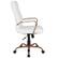 Alt View 22. Alamont Home - Whitney High Back Modern Leather/Faux Leather Executive Swivel Office Chair - White LeatherSoft/Rose Gold Frame.