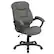 Front. Alamont Home - Jessie Contemporary Fabric Swivel Office Chair - Gray Microfiber.