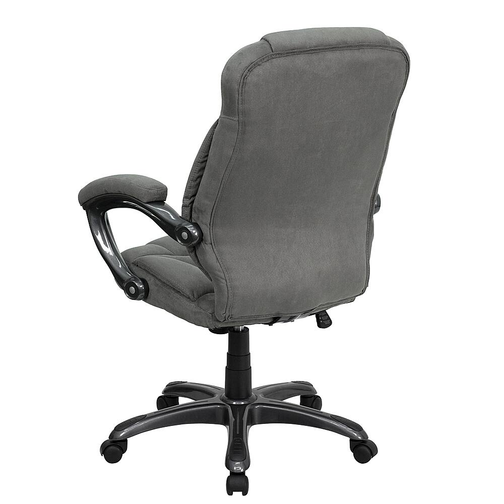 Alt View 12. Alamont Home - Jessie Contemporary Fabric Swivel Office Chair - Gray Microfiber.