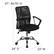 Alt View 13. Alamont Home - Jenkins Contemporary Mesh Swivel Office Chair - Black.