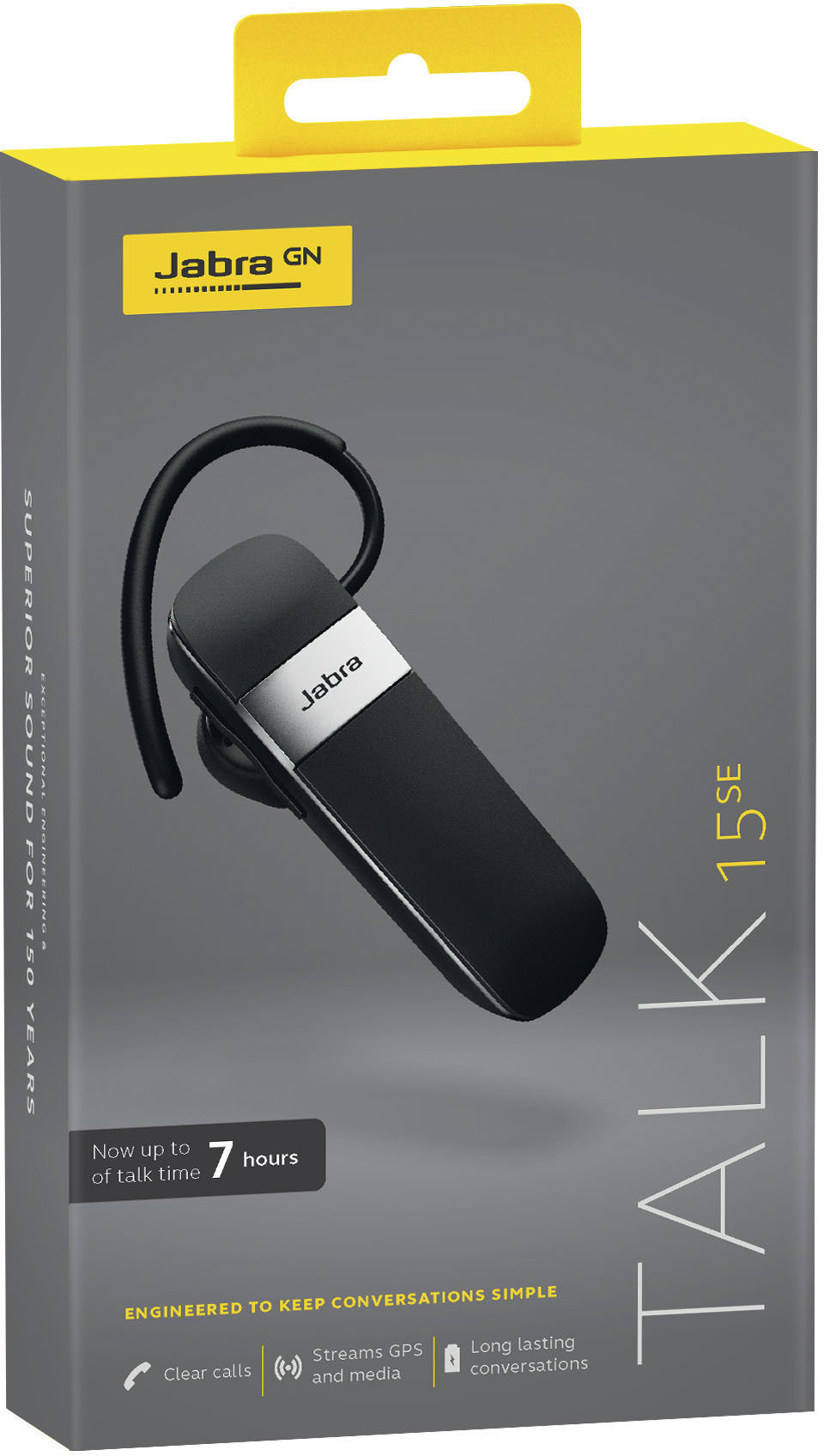 erven hobby hengel Jabra Talk 15 SE Bluetooth Headset Black 100-92200901-02 - Best Buy