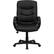 Alt View 11. Alamont Home - Chelsea Contemporary Leather/Faux Leather Swivel Office Chair - Black.