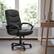 Alt View 12. Alamont Home - Chelsea Contemporary Leather/Faux Leather Swivel Office Chair - Black.