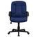 Alt View 11. Alamont Home - Garver Contemporary Fabric Executive Swivel Office Chair - Navy.
