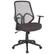 Front. Alamont Home - Salerno Contemporary Mesh Executive Swivel Office Chair with Arms - Dark Gray.