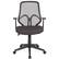 Alt View 12. Alamont Home - Salerno Contemporary Mesh Executive Swivel Office Chair with Arms - Dark Gray.