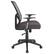 Alt View 15. Alamont Home - Salerno Contemporary Mesh Executive Swivel Office Chair with Arms - Dark Gray.