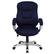 Alt View 11. Alamont Home - Jessie Contemporary Fabric Swivel Office Chair - Navy Blue Microfiber.