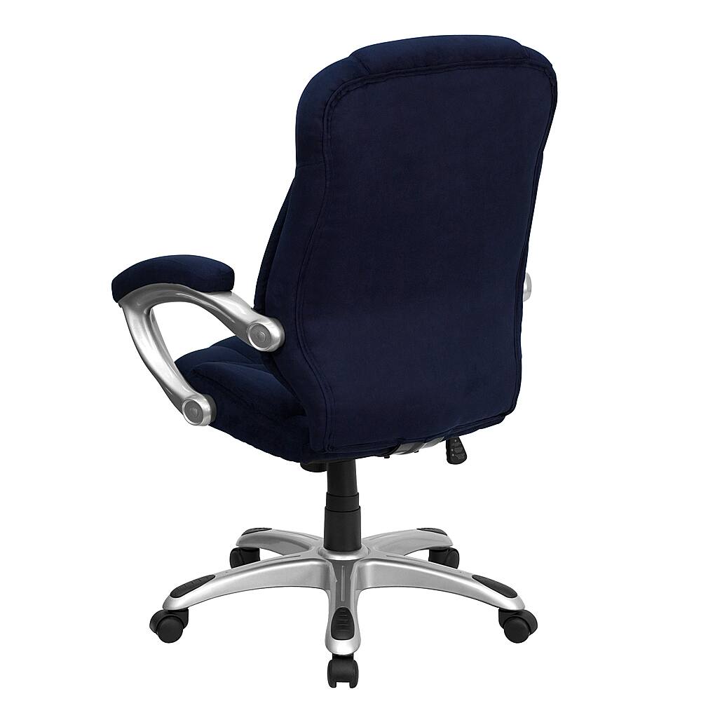 Alt View 13. Alamont Home - Jessie Contemporary Fabric Swivel Office Chair - Navy Blue Microfiber.