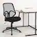 Alt View 12. Alamont Home - Salerno Contemporary Mesh Executive Swivel Office Chair with Arms - Black.