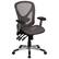 Front. Alamont Home - Sam Contemporary Mid-Back Transparent Gray Mesh Multifunction Office Chair with Adjustable Arms - Gray.