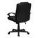 Alt View 14. Alamont Home - Lindon Contemporary Leather/Faux Leather Swivel Office Chair - Black.