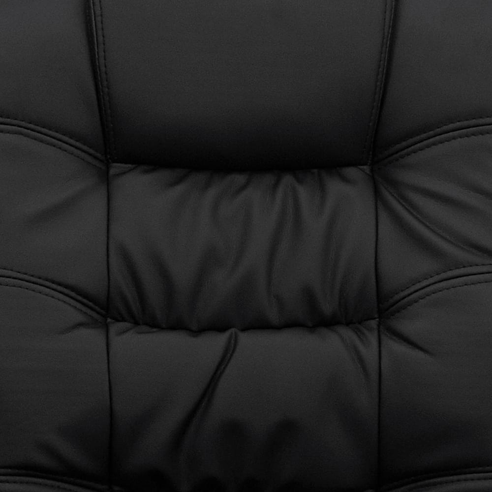 Alt View 18. Alamont Home - Lindon Contemporary Leather/Faux Leather Swivel Office Chair - Black.