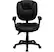 Alt View 11. Alamont Home - Caroline Contemporary Leather/Faux Leather Swivel Office Chair - Black LeatherSoft.