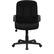Alt View 11. Alamont Home - Garver Contemporary Fabric Executive Swivel Office Chair - Black.