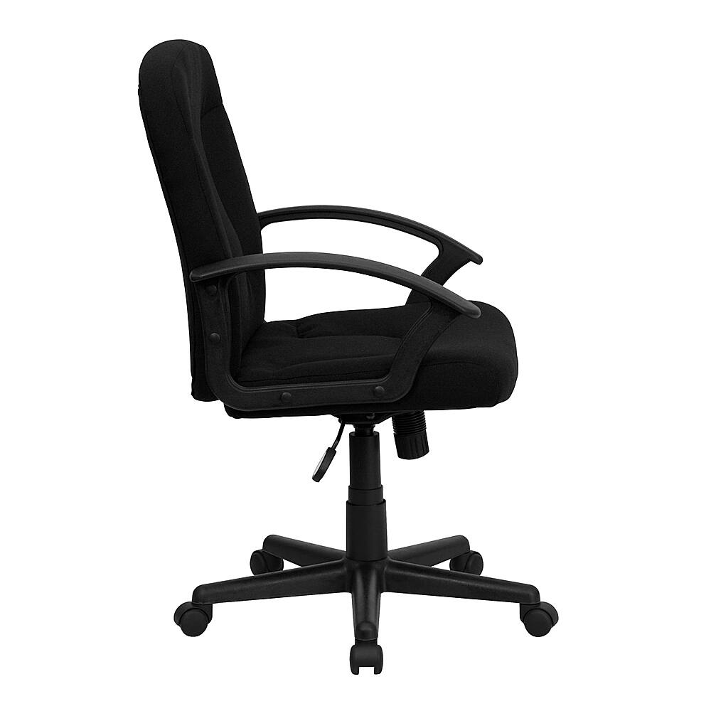 Alt View 16. Alamont Home - Garver Contemporary Fabric Executive Swivel Office Chair - Black.