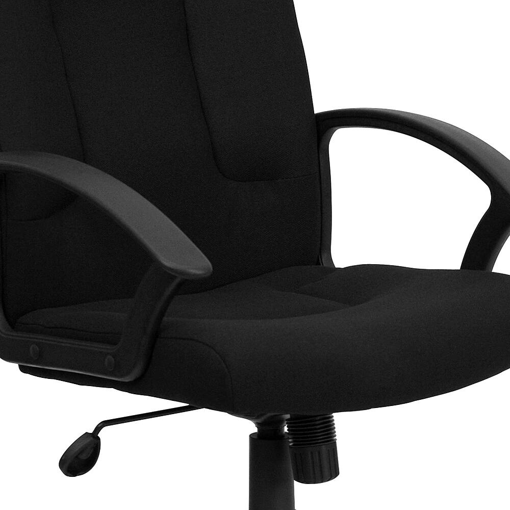 Alt View 17. Alamont Home - Garver Contemporary Fabric Executive Swivel Office Chair - Black.