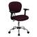 Front. Alamont Home - Beverly Contemporary Mesh Swivel Office Chair with Arms - Burgundy.