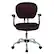 Alt View 11. Alamont Home - Beverly Contemporary Mesh Swivel Office Chair with Arms - Burgundy.