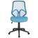 Alt View 11. Alamont Home - Salerno Contemporary Mesh Executive Swivel Armless Office Chair - Light Blue.