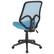 Alt View 13. Alamont Home - Salerno Contemporary Mesh Executive Swivel Armless Office Chair - Light Blue.