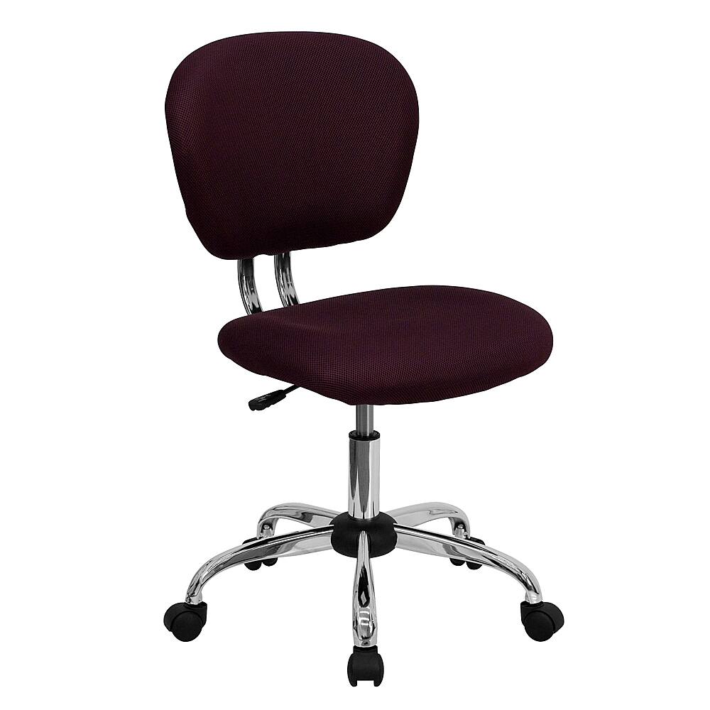 burgundy task chair