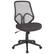 Front. Alamont Home - Salerno Contemporary Mesh Executive Swivel Armless Office Chair - Dark Gray.