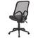 Alt View 13. Alamont Home - Salerno Contemporary Mesh Executive Swivel Armless Office Chair - Dark Gray.