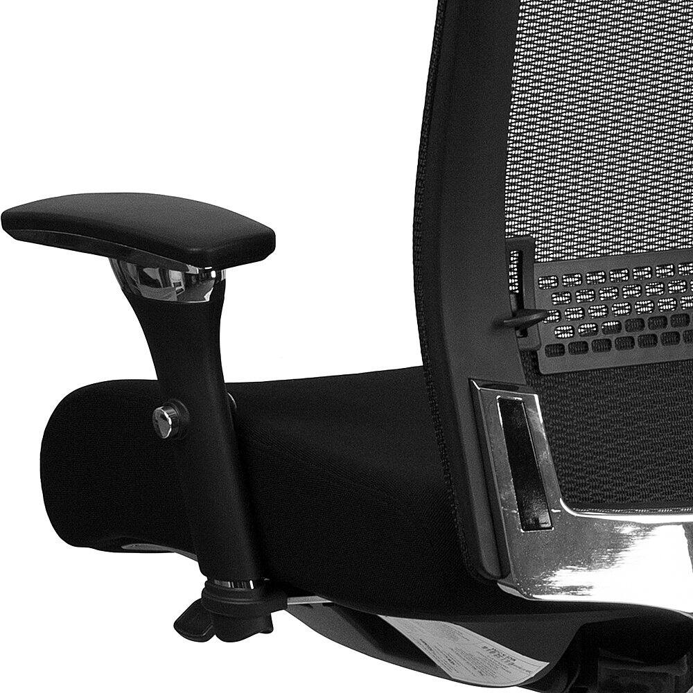 Alt View 15. Alamont Home - Hercules Contemporary Mesh 24/7 Big & Tall Swivel High Back Office Chair - Black Fabric/Mesh.