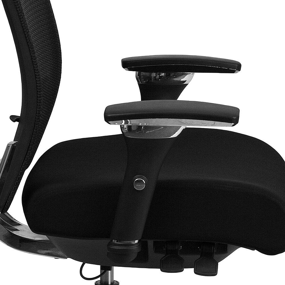 Alt View 16. Alamont Home - Hercules Contemporary Mesh 24/7 Big & Tall Swivel High Back Office Chair - Black Fabric/Mesh.