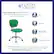 Flash Furniture Flash Furniture Mid-Back Bright Green Mesh Padded Swivel Task Office Chair with Chrome Base Safe Durable High-Quality Commercial Grade Commercial grade tested to ensure the safety and durability of our Flash Furniture products. This product conforms with ANSI/BIFMA X5.1 Standard for office chairs.
