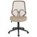 Alt View 11. Alamont Home - Salerno Contemporary Mesh Executive Swivel Armless Office Chair - Light Brown.