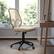 Alt View 12. Alamont Home - Salerno Contemporary Mesh Executive Swivel Armless Office Chair - Light Brown.