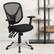 Alt View 12. Alamont Home - Sam Contemporary Mesh Swivel Office Chair with Adjustable Arms - Black.
