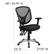 Alt View 13. Alamont Home - Sam Contemporary Mesh Swivel Office Chair with Adjustable Arms - Black.