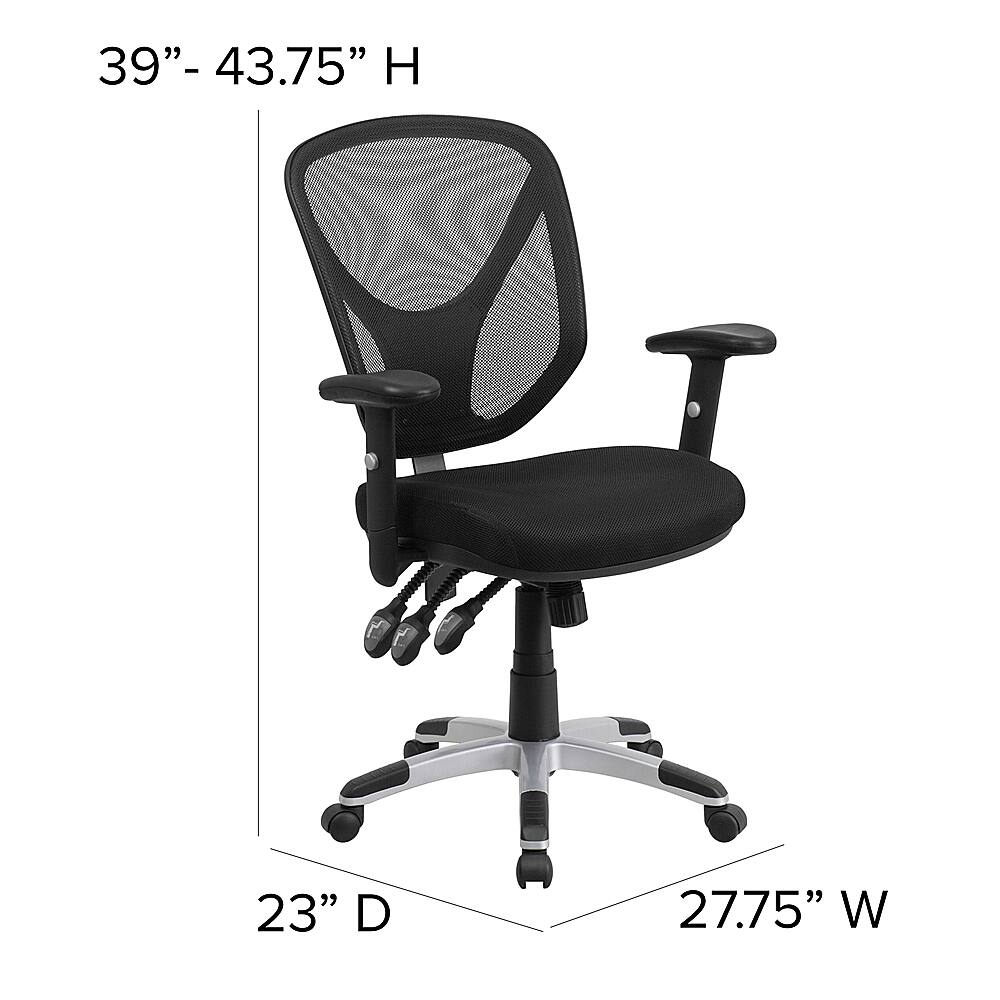 Alamont Home Sam Contemporary Mesh Swivel Office Chair with Adjustable ...